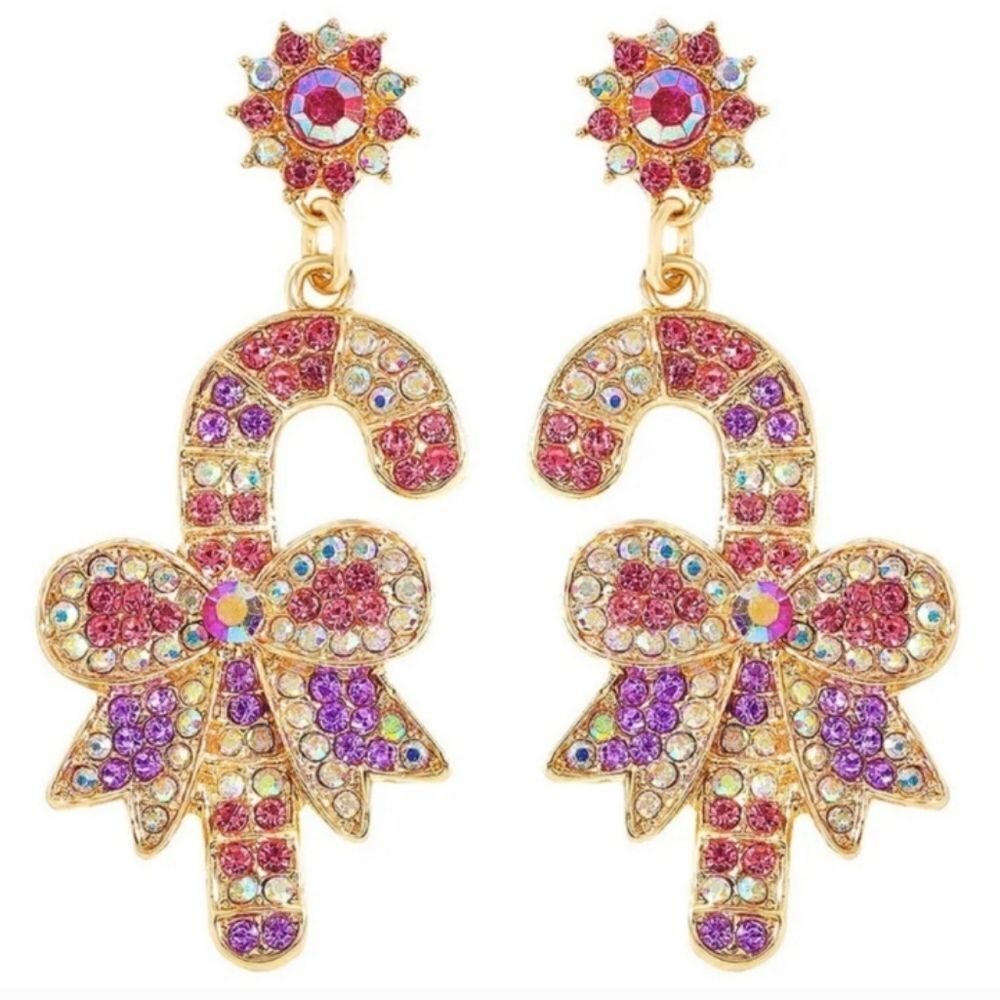 BejeweledāCandyāCaneāEarrings
